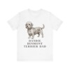 Dandie Dinmont Terrier Dad Shirt, Vintage Dog Sketch Tee, Dog Dad Gift