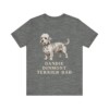 Dandie Dinmont Terrier Dad Shirt, Vintage Dog Sketch Tee, Dog Dad Gift