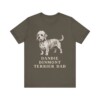 Dandie Dinmont Terrier Dad Shirt, Vintage Dog Sketch Tee, Dog Dad Gift