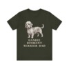 Dandie Dinmont Terrier Dad Shirt, Vintage Dog Sketch Tee, Dog Dad Gift