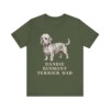 Dandie Dinmont Terrier Dad Shirt, Vintage Dog Sketch Tee, Dog Dad Gift