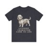 Dandie Dinmont Terrier Humor Shirt, Vintage Dog Sketch Tee, Dog Humor Gift