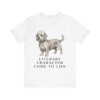 Dandie Dinmont Terrier Humor Shirt, Vintage Dog Sketch Tee, Dog Humor Gift