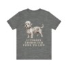 Dandie Dinmont Terrier Humor Shirt, Vintage Dog Sketch Tee, Dog Humor Gift