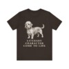 Dandie Dinmont Terrier Humor Shirt, Vintage Dog Sketch Tee, Dog Humor Gift