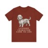 Dandie Dinmont Terrier Humor Shirt, Vintage Dog Sketch Tee, Dog Humor Gift