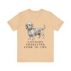 Dandie Dinmont Terrier Humor Shirt, Vintage Dog Sketch Tee, Dog Humor Gift