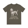 Dandie Dinmont Terrier Humor Shirt, Vintage Dog Sketch Tee, Dog Humor Gift