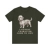 Dandie Dinmont Terrier Humor Shirt, Vintage Dog Sketch Tee, Dog Humor Gift