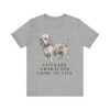 Dandie Dinmont Terrier Humor Shirt, Vintage Dog Sketch Tee, Dog Humor Gift