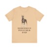 Doberman Pinscher Dad Shirt, Vintage Dog Sketch Tee, Dog Dad Gift Doberman Pinscher Dad Shirt, Vintage Dog Sketch Tee, Dog Dad Gift