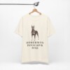Doberman Pinscher Dad Shirt, Vintage Dog Sketch Tee, Dog Dad Gift Doberman Pinscher Dad Shirt, Vintage Dog Sketch Tee, Dog Dad Gift