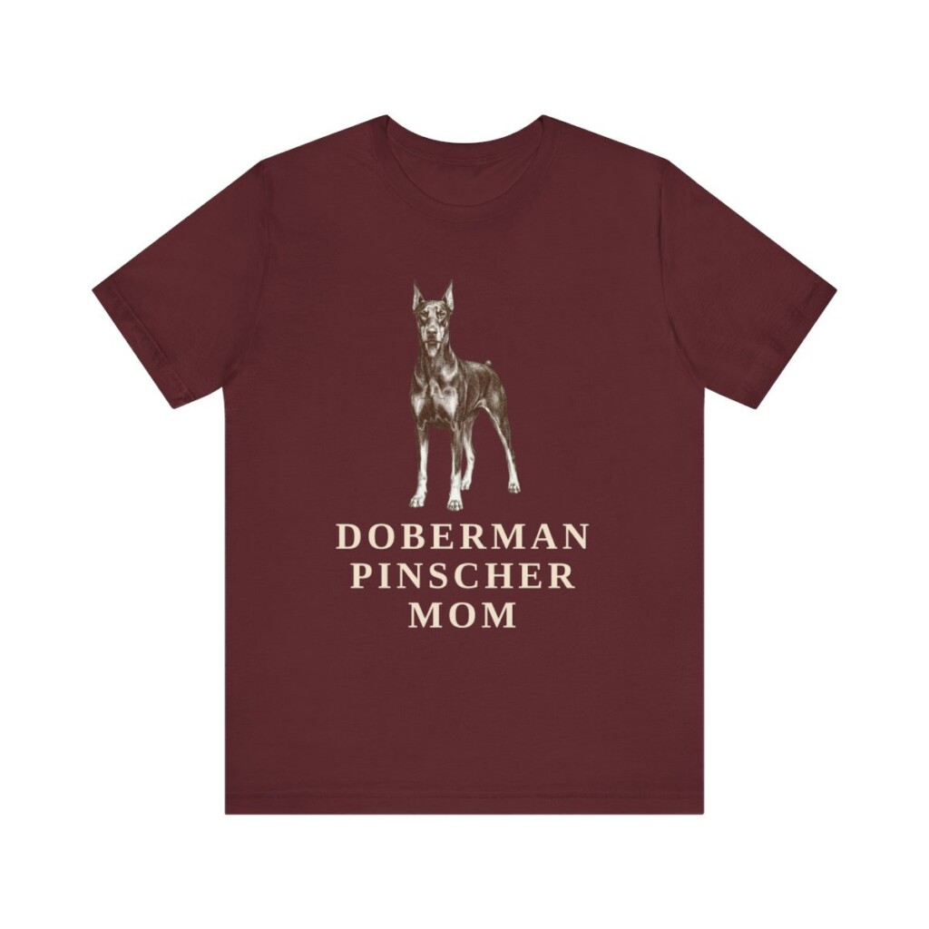 Doberman Pinscher Mom Shirt, Vintage Dog Sketch Tee, Dog Mom Gift Doberman Pinscher Mom Shirt, Vintage Dog Sketch Tee, Dog Mom Gift
