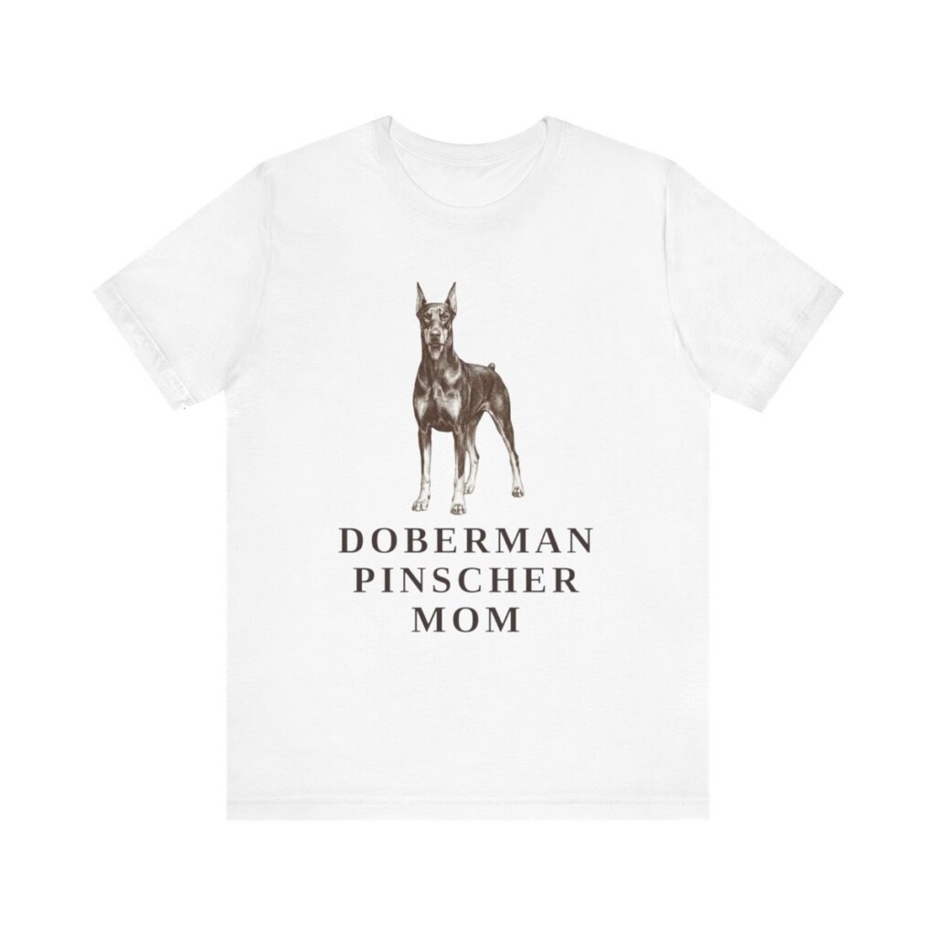 Doberman Pinscher Mom Shirt, Vintage Dog Sketch Tee, Dog Mom Gift Doberman Pinscher Mom Shirt, Vintage Dog Sketch Tee, Dog Mom Gift
