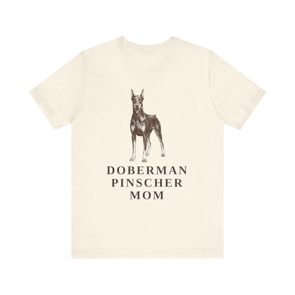 Doberman Pinscher Mom Shirt, Vintage Dog Sketch Tee, Dog Mom Gift Doberman Pinscher Mom Shirt, Vintage Dog Sketch Tee, Dog Mom Gift