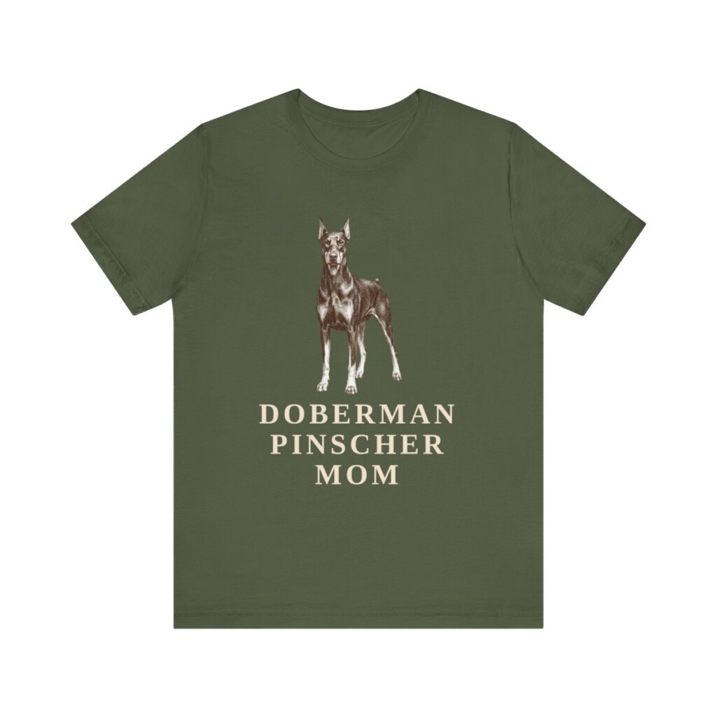 Doberman Pinscher Mom Shirt, Vintage Dog Sketch Tee, Dog Mom Gift Doberman Pinscher Mom Shirt, Vintage Dog Sketch Tee, Dog Mom Gift