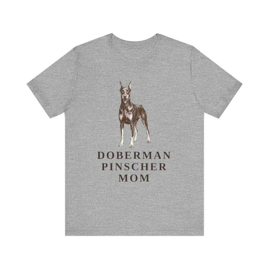 Doberman Pinscher Mom Shirt, Vintage Dog Sketch Tee, Dog Mom Gift Doberman Pinscher Mom Shirt, Vintage Dog Sketch Tee, Dog Mom Gift