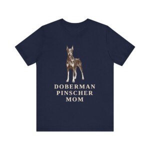 Doberman Pinscher Mom Shirt, Vintage Dog Sketch Tee, Dog Mom Gift