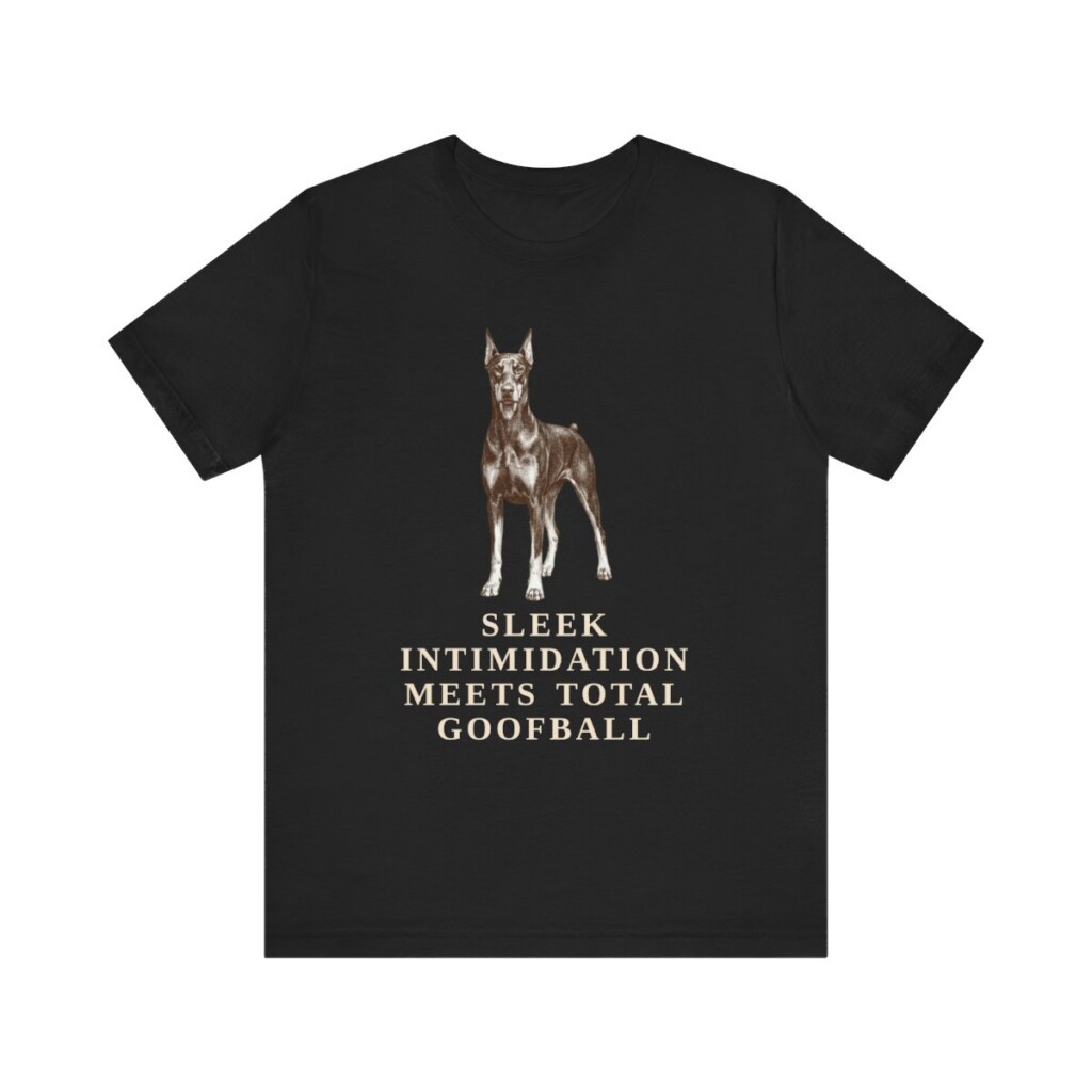 Doberman Pinscher Humor Shirt, Vintage Dog Sketch Tee, Dog Humor Gift Doberman Pinscher Humor Shirt, Vintage Dog Sketch Tee, Dog Humor Gift