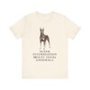 Doberman Pinscher Humor Shirt, Vintage Dog Sketch Tee, Dog Humor Gift Doberman Pinscher Humor Shirt, Vintage Dog Sketch Tee, Dog Humor Gift