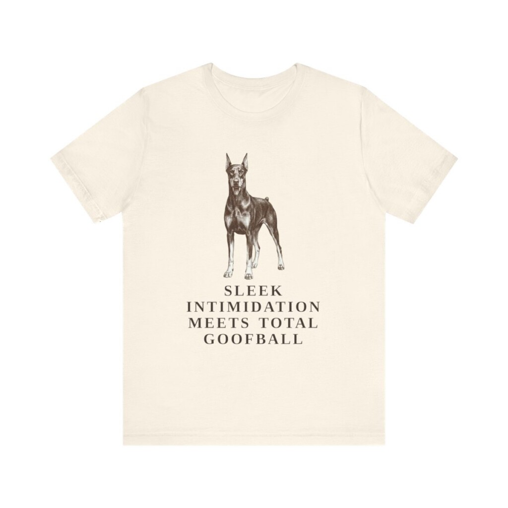 Doberman Pinscher Humor Shirt, Vintage Dog Sketch Tee, Dog Humor Gift Doberman Pinscher Humor Shirt, Vintage Dog Sketch Tee, Dog Humor Gift