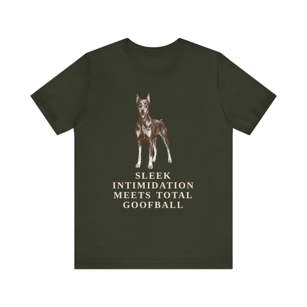 Doberman Pinscher Humor Shirt, Vintage Dog Sketch Tee, Dog Humor Gift Doberman Pinscher Humor Shirt, Vintage Dog Sketch Tee, Dog Humor Gift