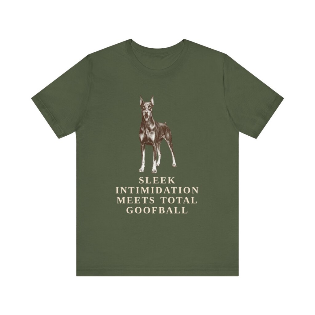 Doberman Pinscher Humor Shirt, Vintage Dog Sketch Tee, Dog Humor Gift Doberman Pinscher Humor Shirt, Vintage Dog Sketch Tee, Dog Humor Gift