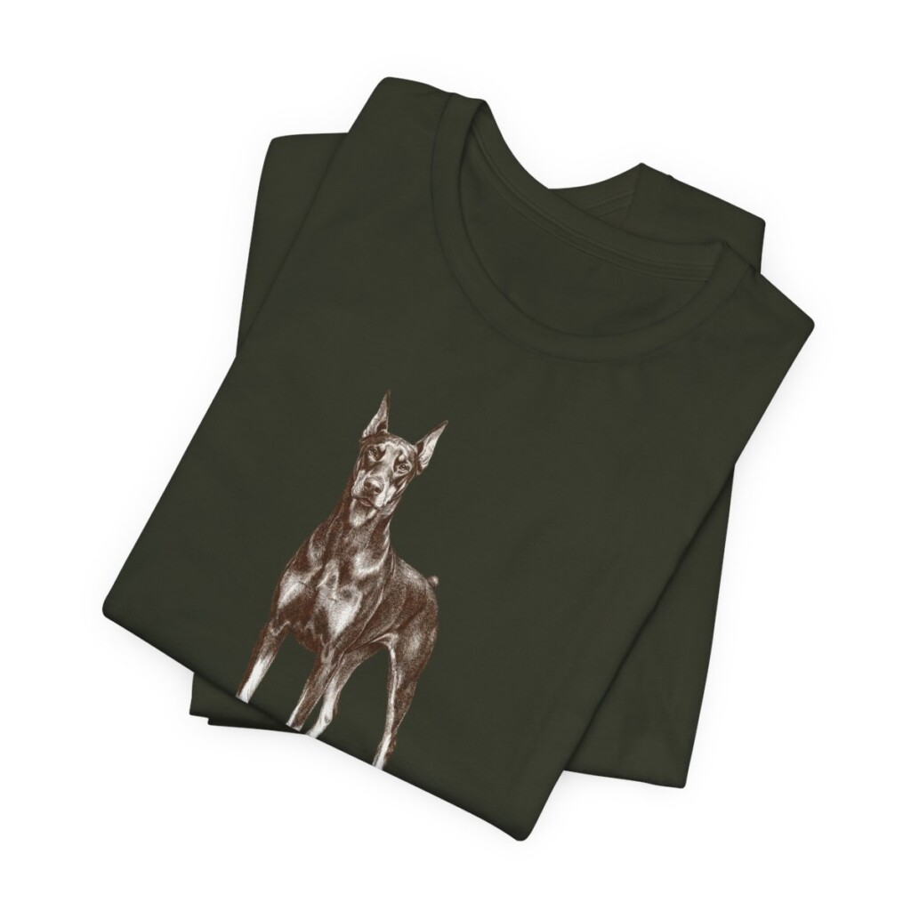 Doberman Pinscher Humor Shirt, Vintage Dog Sketch Tee, Dog Humor Gift Doberman Pinscher Humor Shirt, Vintage Dog Sketch Tee, Dog Humor Gift