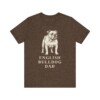 English Bulldog Dad Shirt, Vintage Dog Sketch Tee, Dog Dad Gift