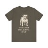 English Bulldog Dad Shirt, Vintage Dog Sketch Tee, Dog Dad Gift