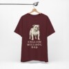 English Bulldog Dad Shirt, Vintage Dog Sketch Tee, Dog Dad Gift