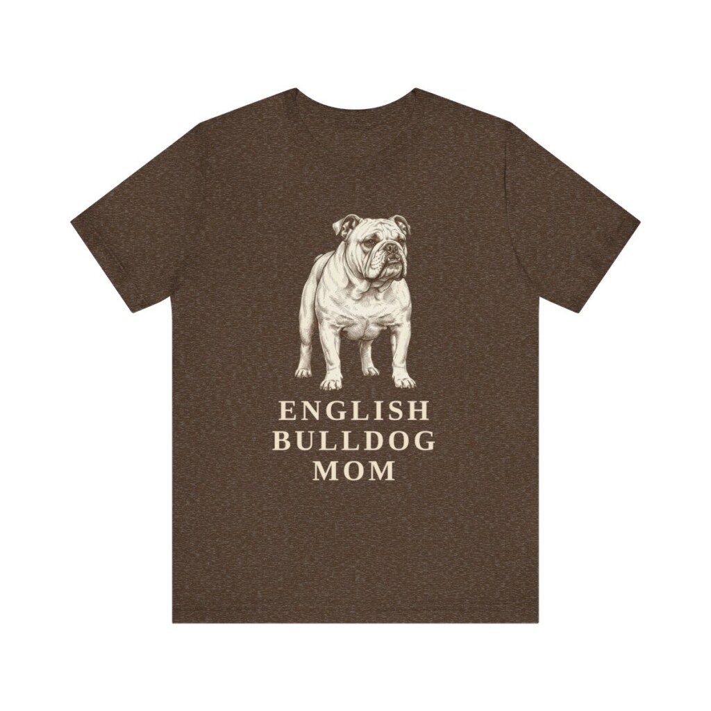English Bulldog Mom Shirt, Vintage Dog Sketch Tee, Dog Mom Gift English Bulldog Mom Shirt, Vintage Dog Sketch Tee, Dog Mom Gift