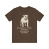 English Bulldog Humor Shirt, Vintage Dog Sketch Tee, Dog Humor Gift