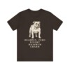 English Bulldog Humor Shirt, Vintage Dog Sketch Tee, Dog Humor Gift