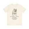 English Bulldog Humor Shirt, Vintage Dog Sketch Tee, Dog Humor Gift