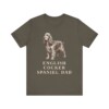 English Cocker Spaniel Dad Shirt, Vintage Dog Sketch Tee, Dog Dad Gift