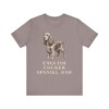 English Cocker Spaniel Dad Shirt, Vintage Dog Sketch Tee, Dog Dad Gift