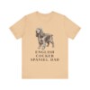 English Cocker Spaniel Dad Shirt, Vintage Dog Sketch Tee, Dog Dad Gift