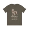 English Cocker Spaniel Lover Shirt, Vintage Dog Sketch Tee, Dog Lover Gift