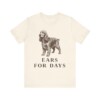 English Cocker Spaniel Humor Shirt, Vintage Dog Sketch Tee, Dog Humor Gift