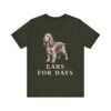 English Cocker Spaniel Humor Shirt, Vintage Dog Sketch Tee, Dog Humor Gift