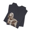English Cocker Spaniel Humor Shirt, Vintage Dog Sketch Tee, Dog Humor Gift