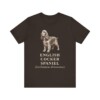 English Cocker Spaniel Latin Shirt, Vintage Dog Sketch Tee, Dog Latin Gift