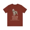 English Cocker Spaniel Latin Shirt, Vintage Dog Sketch Tee, Dog Latin Gift