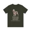 English Cocker Spaniel Latin Shirt, Vintage Dog Sketch Tee, Dog Latin Gift