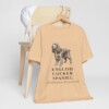 English Cocker Spaniel Latin Shirt, Vintage Dog Sketch Tee, Dog Latin Gift