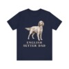 English Setter Dad Shirt, Vintage Dog Sketch Tee, Dog Dad Gift
