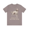 English Setter Dad Shirt, Vintage Dog Sketch Tee, Dog Dad Gift