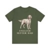 English Setter Dad Shirt, Vintage Dog Sketch Tee, Dog Dad Gift