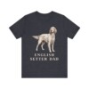 English Setter Dad Shirt, Vintage Dog Sketch Tee, Dog Dad Gift